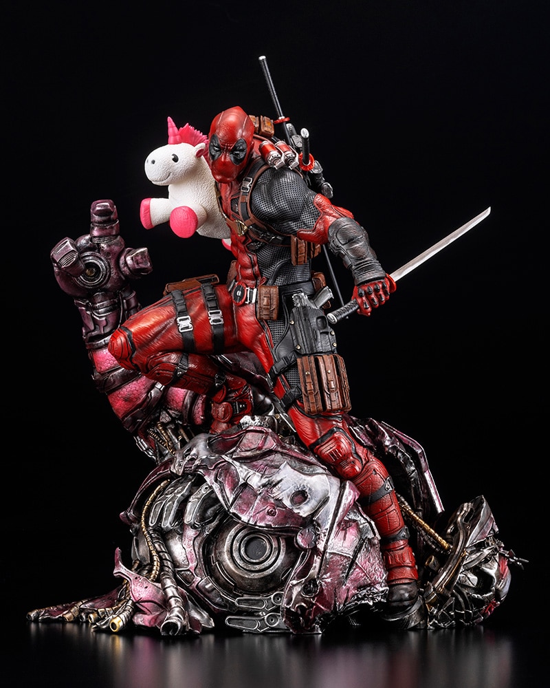 コトブキヤオンラインショップデッドプール Fine Art Statue シグネチャーシリーズ Feat Kucharek Brothers デッドプール フィギュア