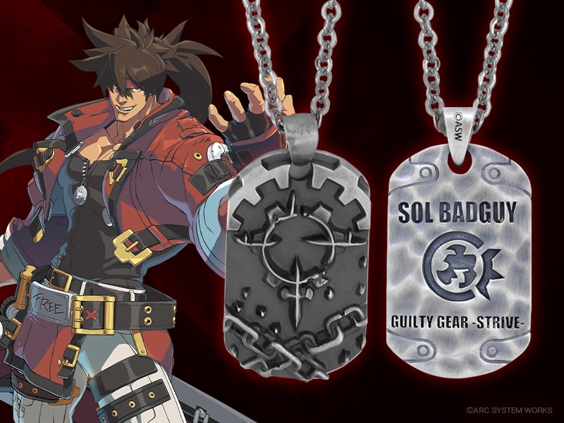 コトブキヤオンラインショップguilty Gear Strive ドッグタグネックレス ソル バッドガイ ソル バッドガイ グッズ その他雑貨