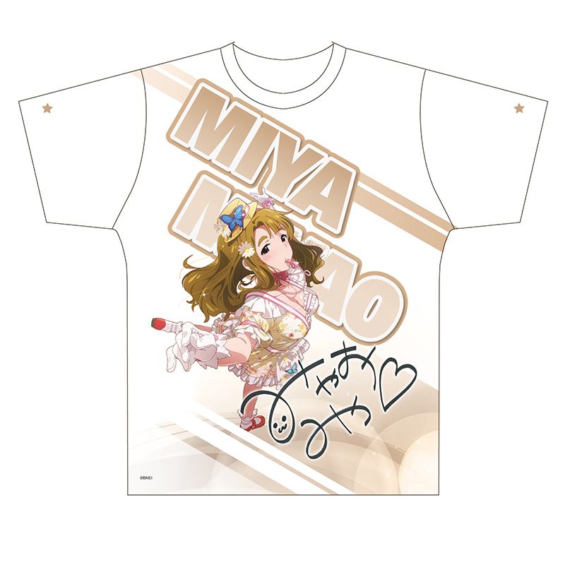 コトブキヤオンラインショップアイドルマスターミリオンライブ 両面フルグラフィックtシャツ 宮尾美也 Lサイズ グッズ その他雑貨