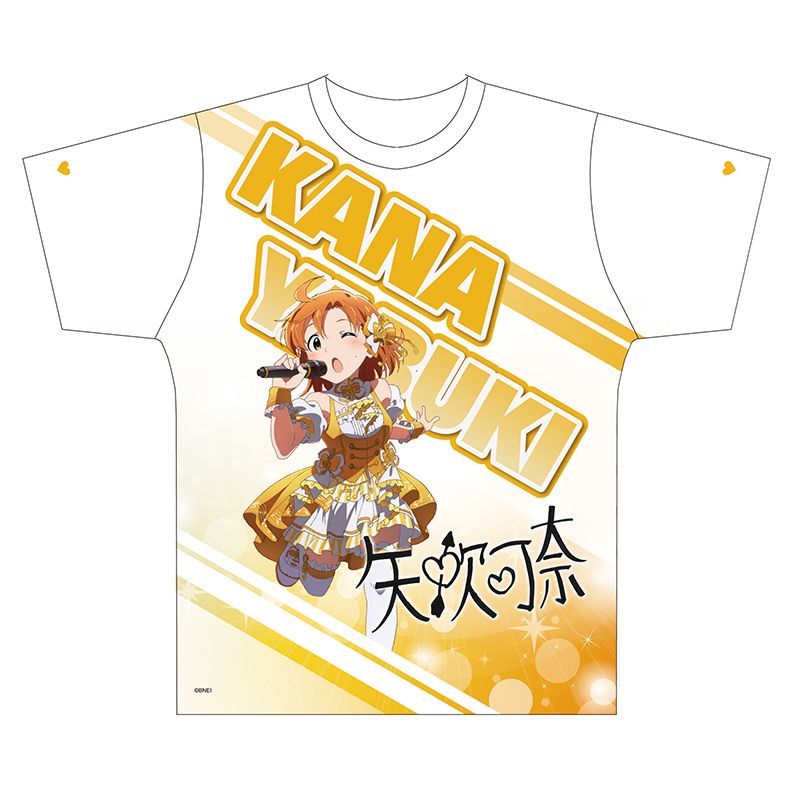 コトブキヤオンラインショップアイドルマスターミリオンライブ 両面フルグラフィックtシャツ 矢吹可奈 Mサイズ Mサイズ グッズ その他雑貨