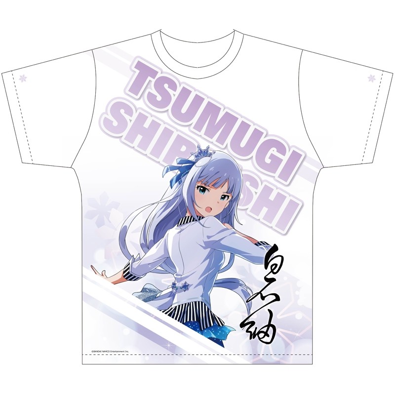 コトブキヤオンラインショップアイドルマスターミリオンライブ 両面フルグラフィックtシャツ 白石紬 Lサイズ グッズ その他雑貨