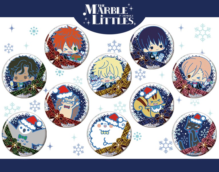 『THE MARBLE LITTLES』 缶バッジ クリスマスver.