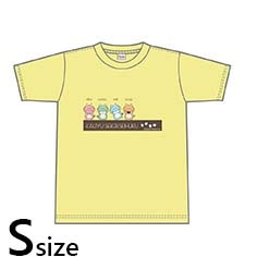 かいじゅうせかいせいふく キッズTシャツ 黄 S（100cm）